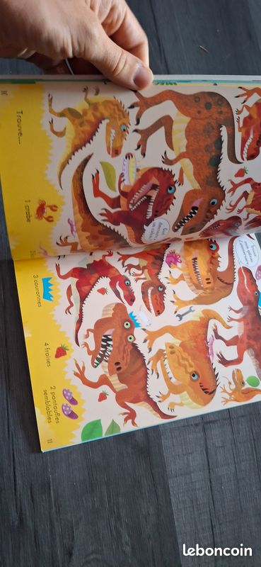 Livre cherche et trouve les dinosaures (image 2)