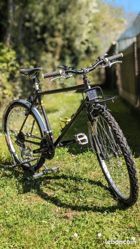 Moyeu Avant GT vintage VTT 32 trous 102mm alu poli rare années 90 Front