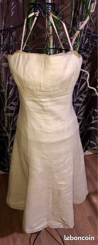 Robe et veste beige taille 36 (image 1)