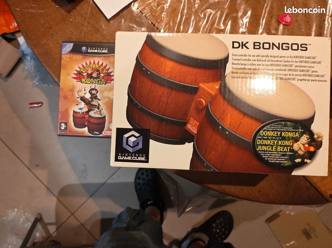 Donkey Konga + DK Bongos en boîte complet (image 1)