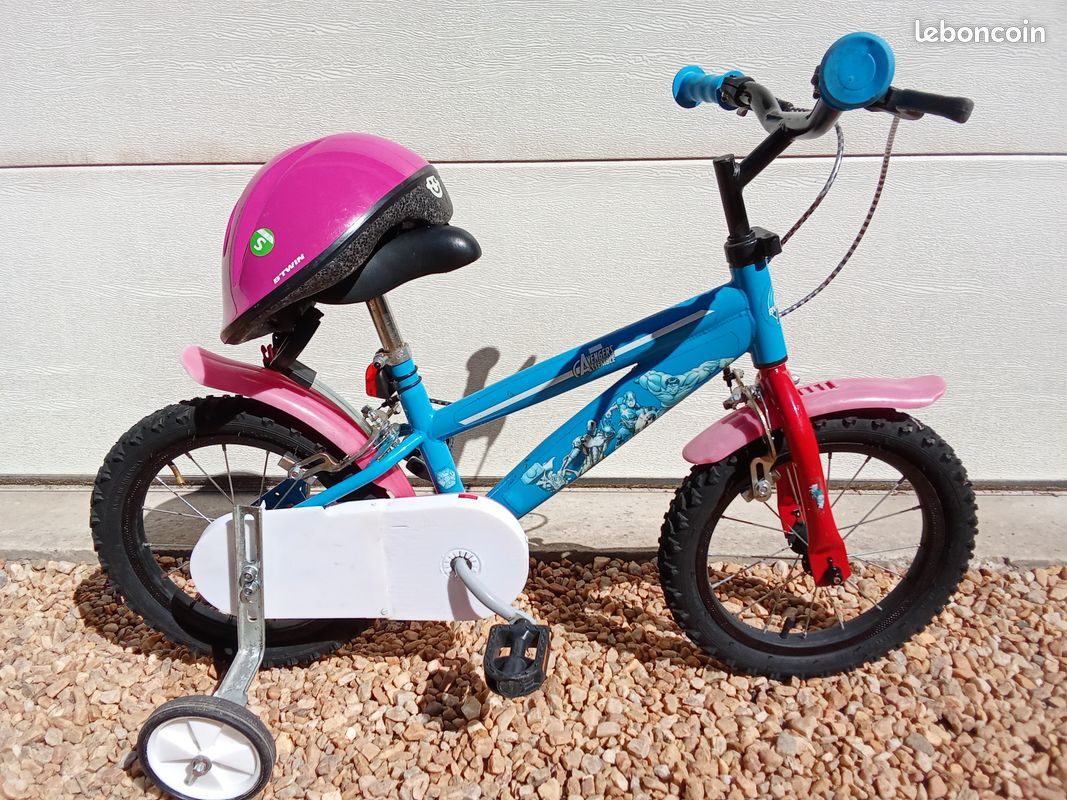 Bicyclette Velo 14 Pouces Avengers Vélo Enfant Marvel Spiderman 16
