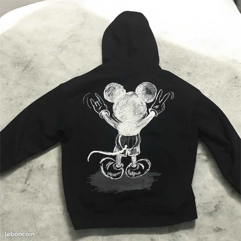 Capuche Noir Sweat Homme Mickey Adidas Originals X Mickey Mouse