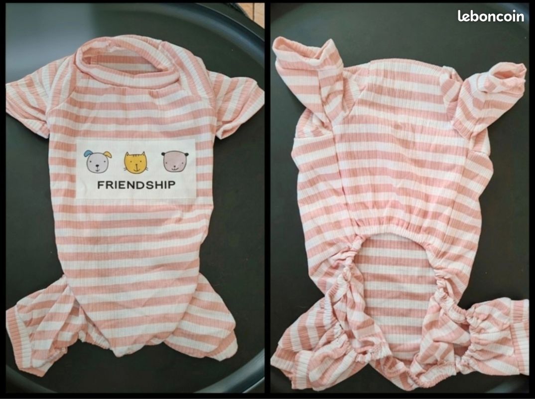 Pyjama pour petit chien ou chat, neuf, jamais porté (image 1)
