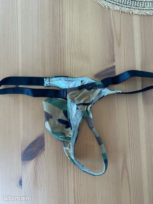 String Homme Camouflage | Boutique du plaisir