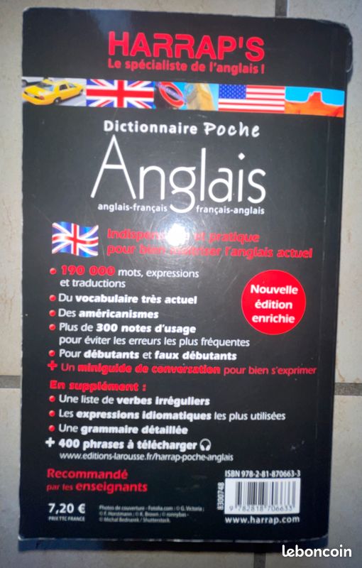 Dictionnaire Poche Anglais Harrap’s (image 3)