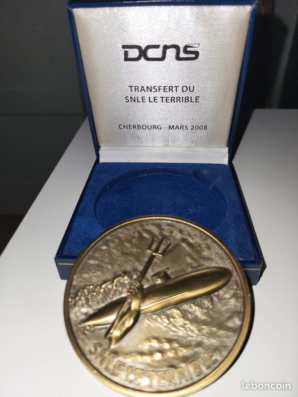 France médaille SNLE Le Triomphant sous-marin nucléaire n.d par Jimenez bronze