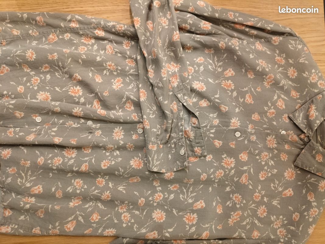 Chemise Sandro à motif (image 4)