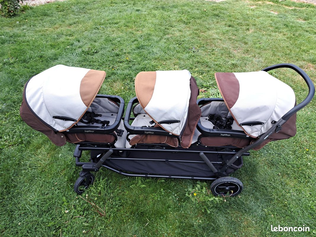 Peg Perego Poussette Triple Quadruple Poussette Triple Peg Perego