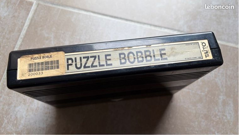 Jeu Neo Geo MVS Puzzle Bobble - En Bon état, Boîte Peut Avoir De Légères Marques