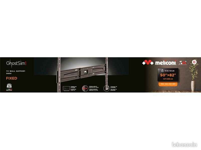 Support TV Mural Orientable Meliconi GS R600 (image 1)