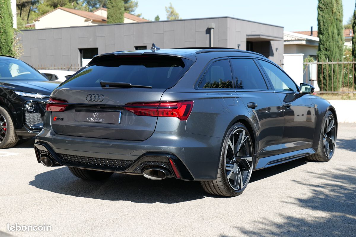 Audi rs6 c8 4.0 v8 600 ch gris daytona full audi service immat france (image 2)