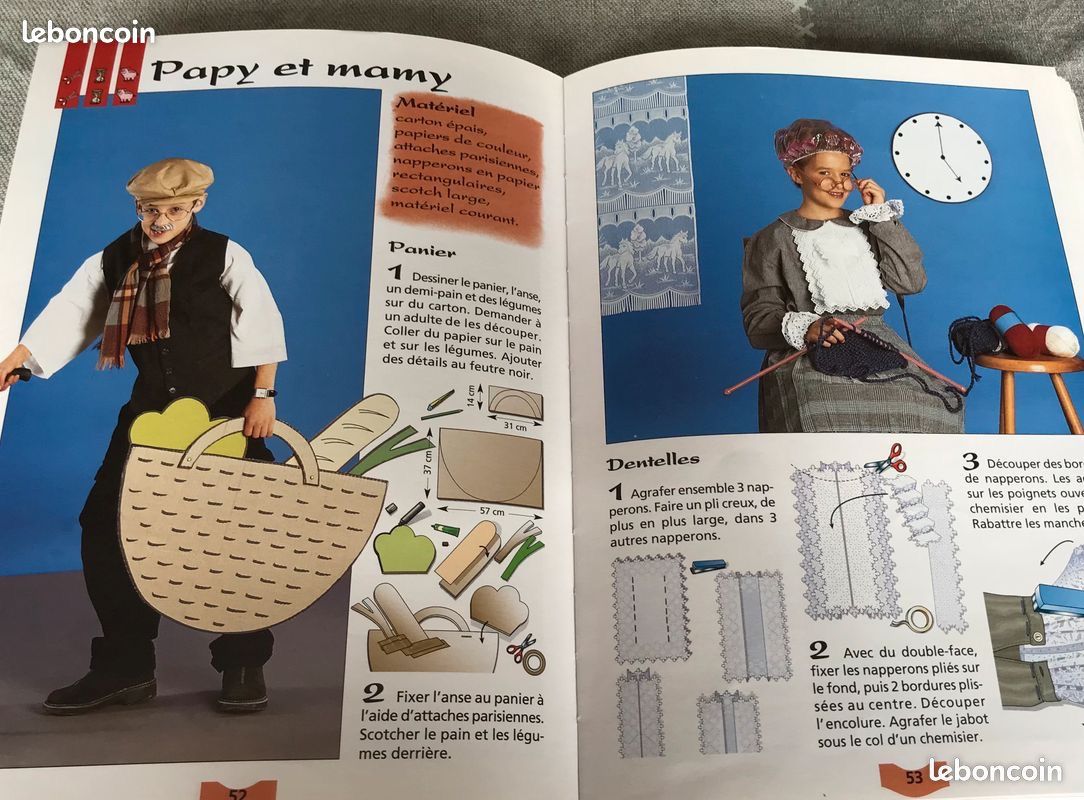 Loisirs créatifs : Le livre de la Fête - déguisements, maquillages, décors, recettes, jeux - pour TOUS - édition France Loisirs (image 7)