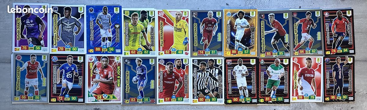 83 Cartes Panini Adrenalyn 2019-2020 (image 1)