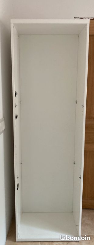 Structure IKEA BESTÅ blanche – H 180 × L 76 × P 42 cm (image 1)