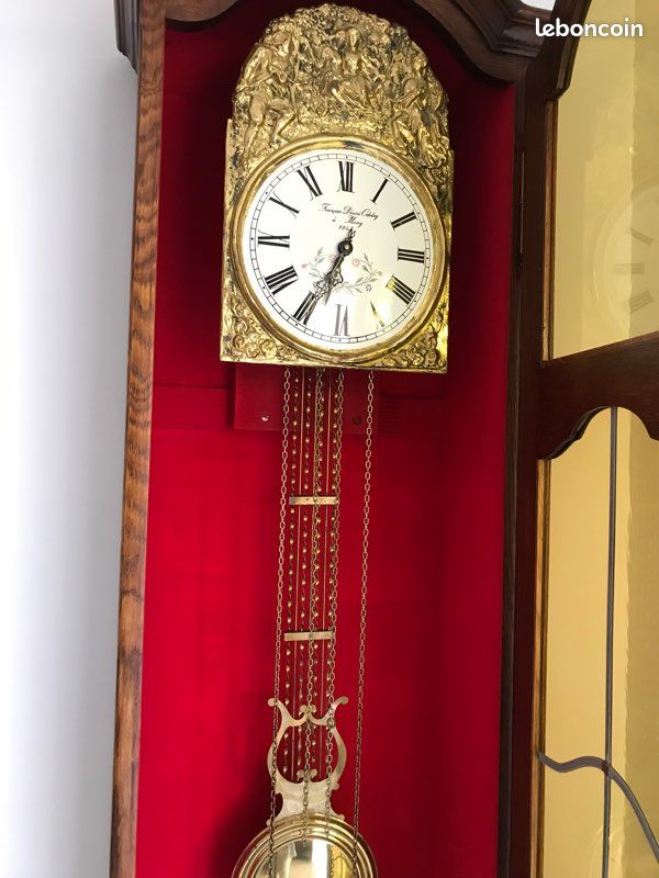 Horloge comtoise ancienne – très bon état – mécanisme complet