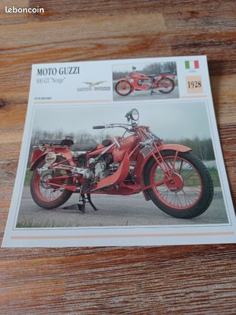 Fiche Atlas MOTO GUZZI 500 GT 