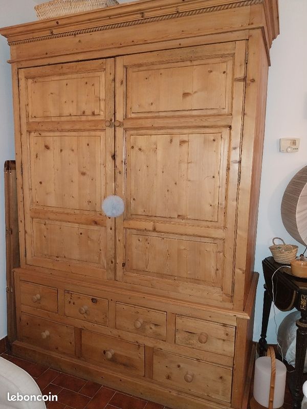 Armoire buffet 2 corps anglais (image 4)