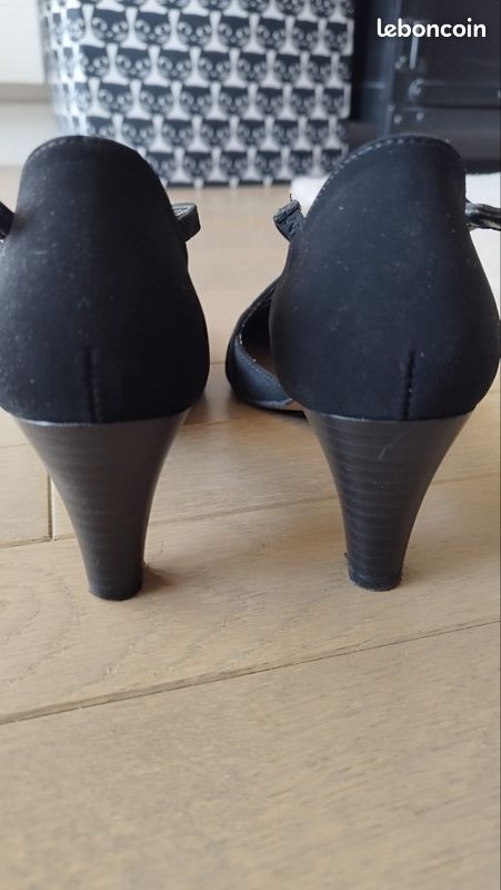 Chaussures Femme Jonak Pedro - Talons Aiguille En Daim Noir, Pointure 40, Occasion