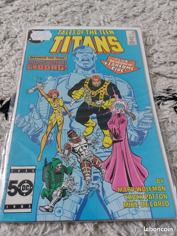 Lot de 6 comics VO DC Tales of the teen titans (image 7)
