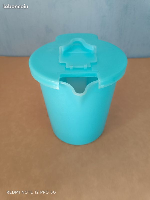 VINTAGE ANCIEN SUCRIER DE COMPTOIR CAFÉ RAS D'AMHARA en PLASTIQUE Boîte