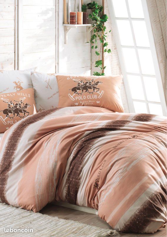Housse de couette avec deux taies d’oreiller Polo Club (image 1)
