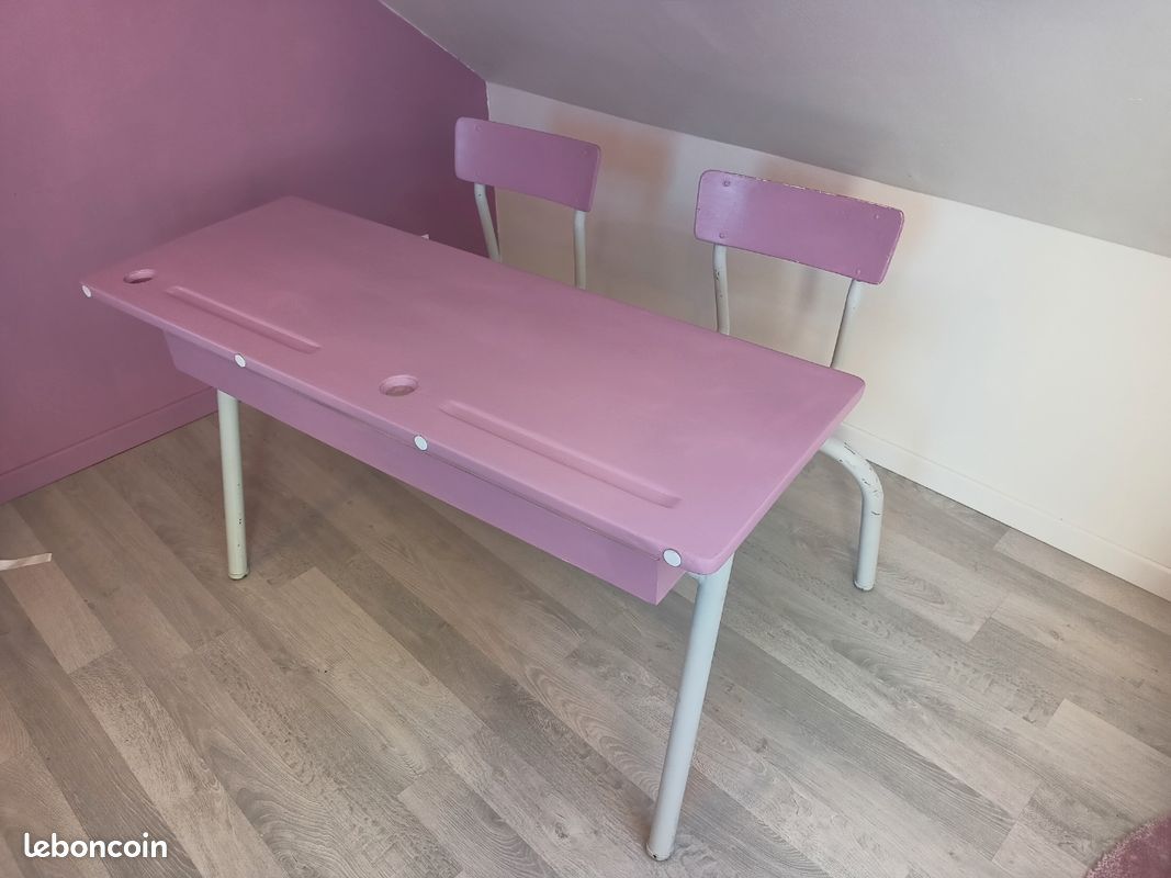 Bureau d'écolier - pupitre (image 4)
