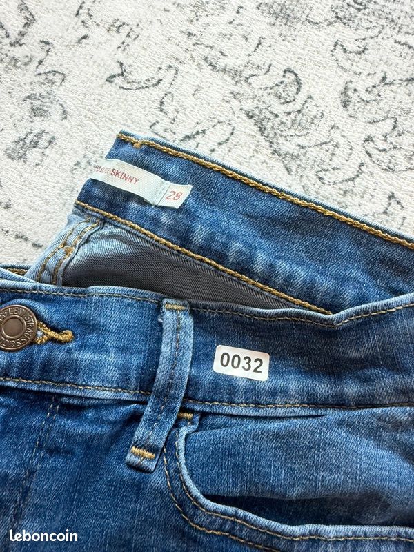 Jean Lévis Bleu Supper Skinny W28 L30 FR38 Femme #0032 (image 18)
