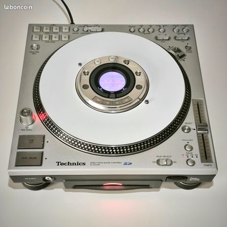 Platine vinyle numérique Technics SL-DZ1200 Direct Drive argent d'occasion Ja