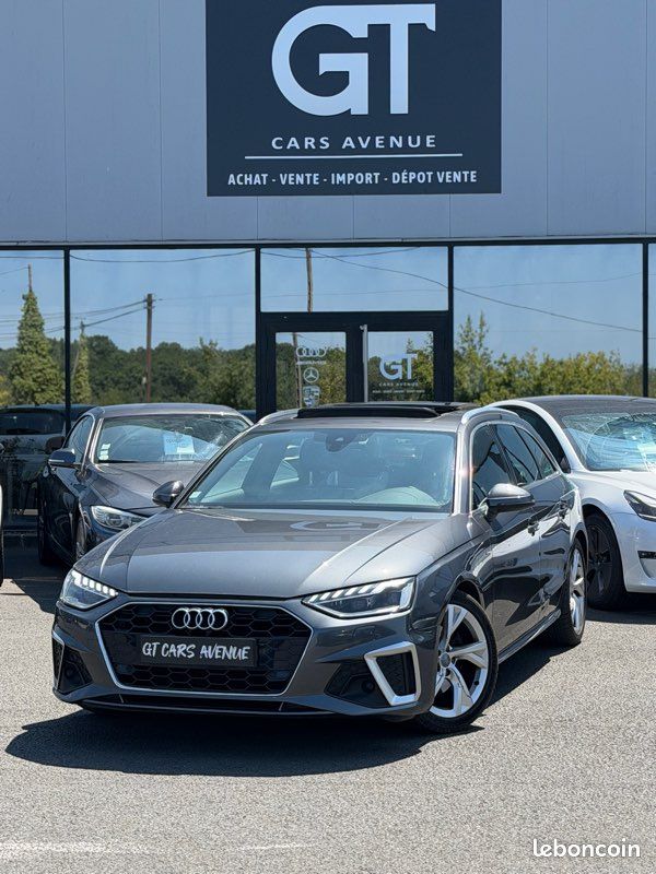 AUDI A4 AVANT 30 TDi 136ch S LINE / TOIT PANO / CAMÉRA DE RECUL / HAYON MOTORISÉ / DÉTECTEURS ANGLES MORTS / FEUX MATRIX LED / JANTES S LINE / CLIM BI-ZONE / BOÎTE AUTO (image 1)