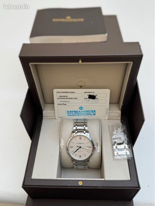 Montre Baume Mercier Classima 10215 Montres Bijoux
