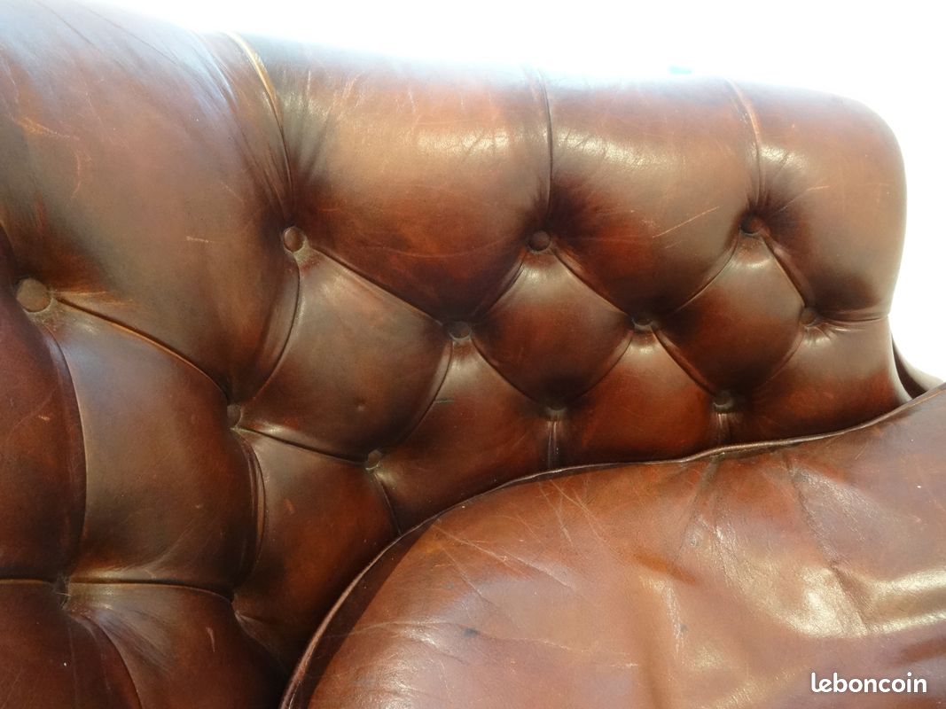Fauteuil - club anglais en cuir (image 4)
