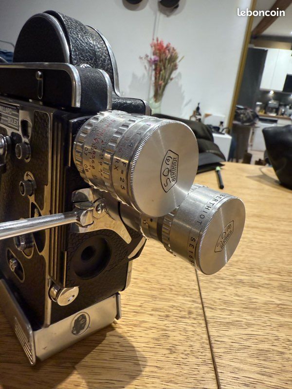 Objectif SOM Berthiot 25mm F/1.4 CINOR – Monture C – Pour Bolex H16 RX – Occasion