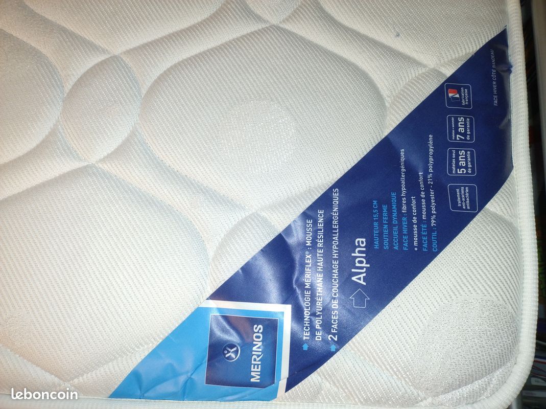Matelas Mérinos 1 place 90 x 190 (image 4)