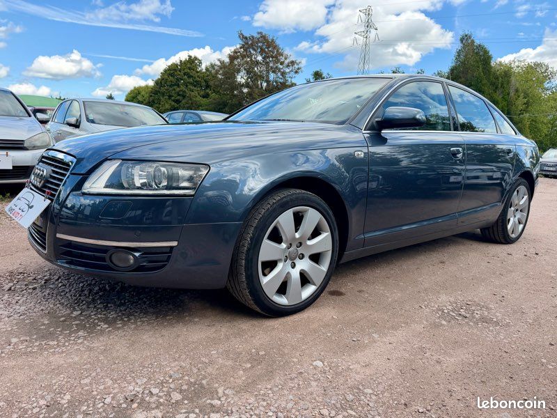 Audi a6 berline 3.2l fsi 255cv boite automatique finition ambition luxe 173.400kms 08/2007 siège électrique phares xénon gps bluetooth (image 1)