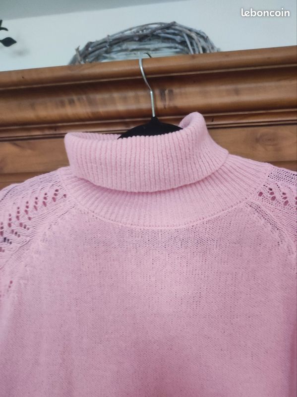 Pull femme col roulé (image 4)