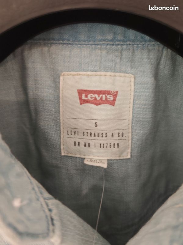 Chemise en jean Levi's homme S (image 6)