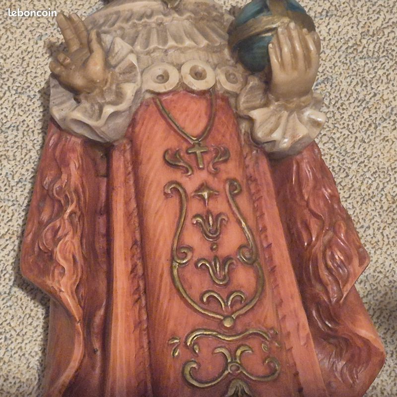 Ancienne statue en platre enfant jésus de prague (image 5)
