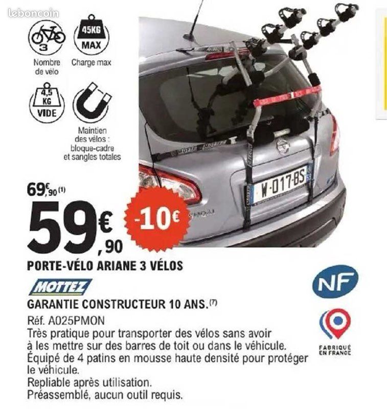 Port vélos mottez Arian 3 (image 2)