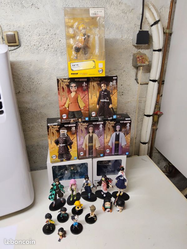 Lot De 10 Figurines KP Chibi – Personnages D’Anime En PVC, Modèles De Collection De 8 Cm Avec Socle, Version Q Mignonne, Cadeau Pour Fans Et Collectionneurs De Jouets Anime