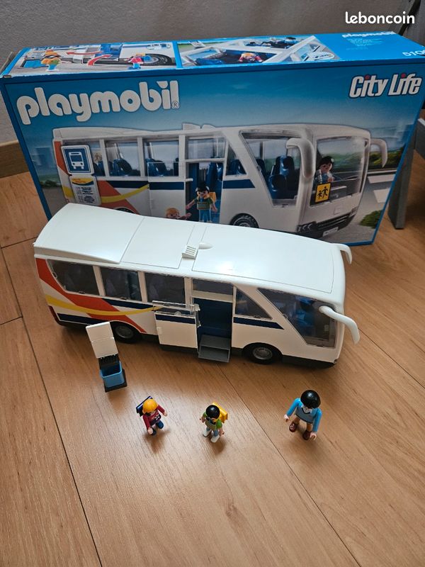 🎀 Bus scolaire Playmobil 5106 Jeux Jouets - Main Image