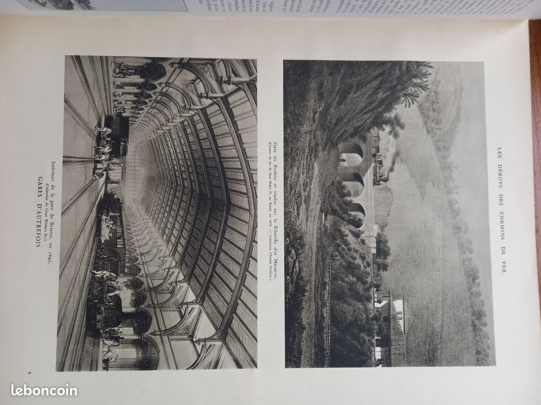 Livres ancien sur histoire de la locomotion (image 1)