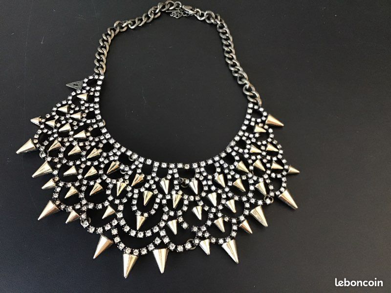 Lot 1 collier cléopâtre BAUBLEBAR et 1 paire de boucles d’oreille assorties (image 2)