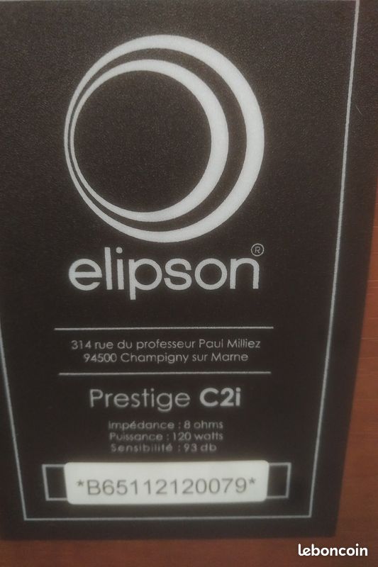 Enceinte centrale ELIPSON Prestige C2i (image 3)