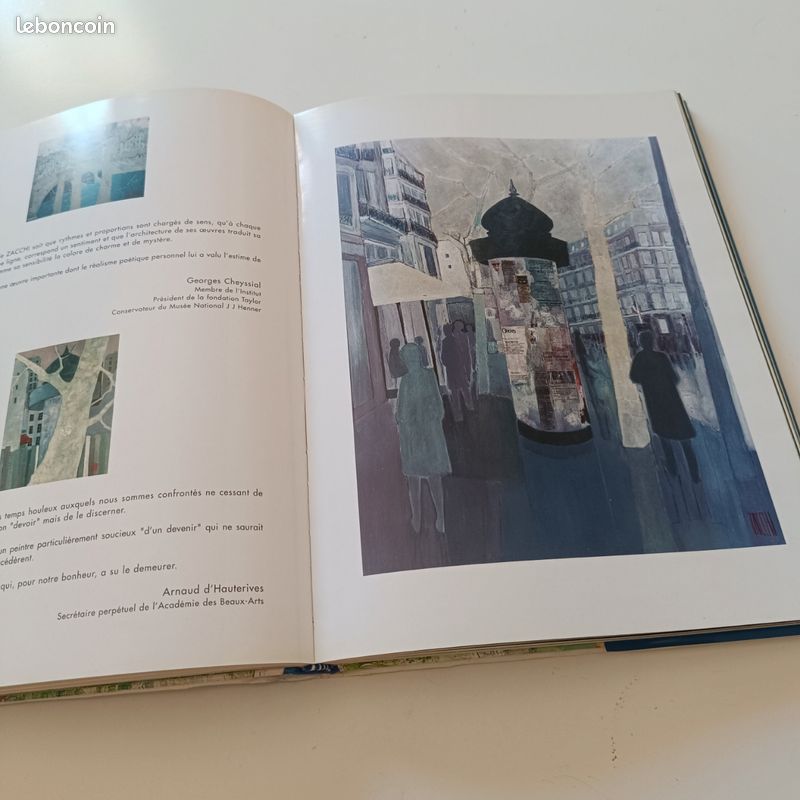 Dessin original du peintre Jean Marie Zacchi sur monographie (image 15)