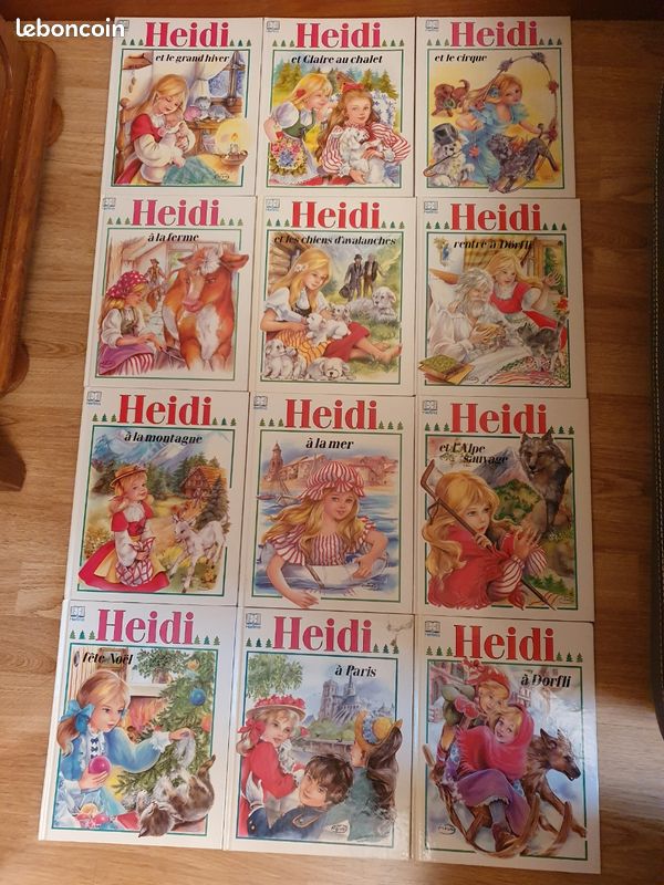 Heide Collection Lots 12 livres Heidi - Livres