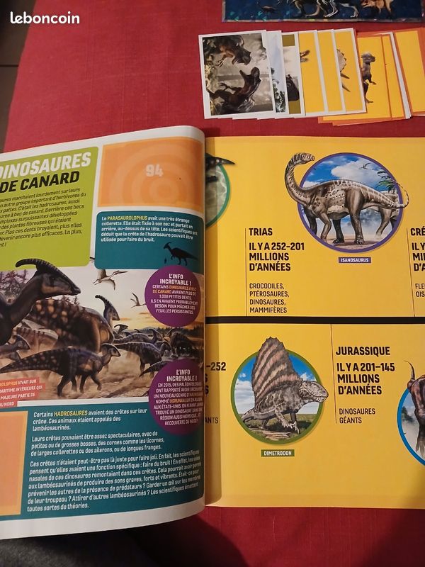 Paninipedia Dinos – Album Vide + 40 Pochettes Neuves – National Geographic