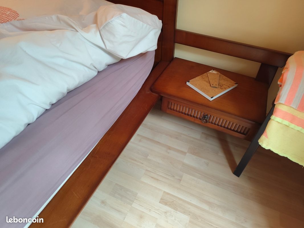 Lit avec sommier et commode (image 2)