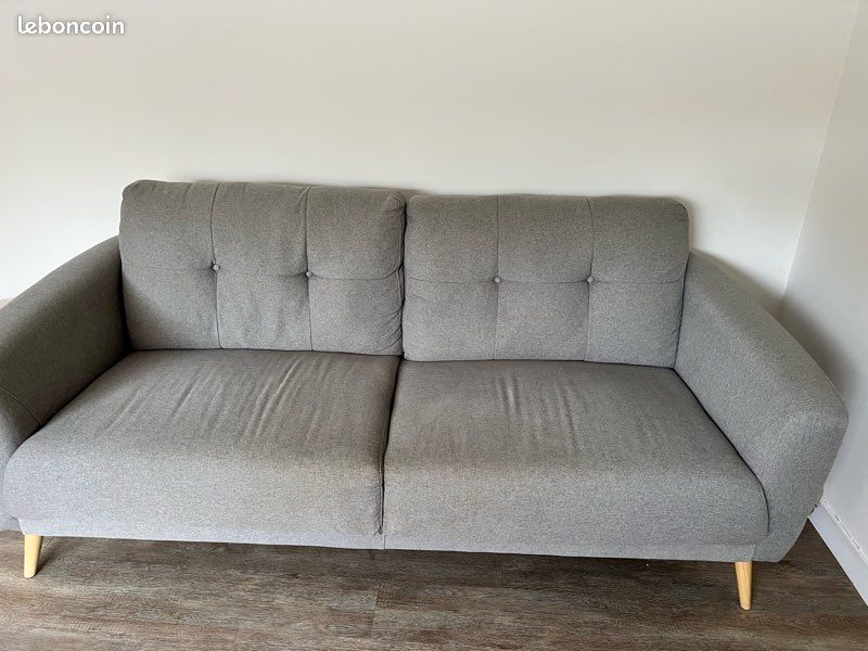 Canapé gris (image 2)