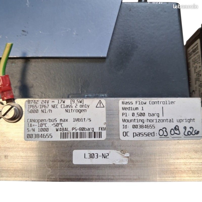 BURKERT 8742 00384655 Régulateur débit / Débitmètre massique (image 2)
