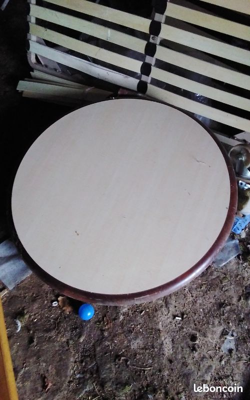 Fauteuils a restaurer avec table (image 3)